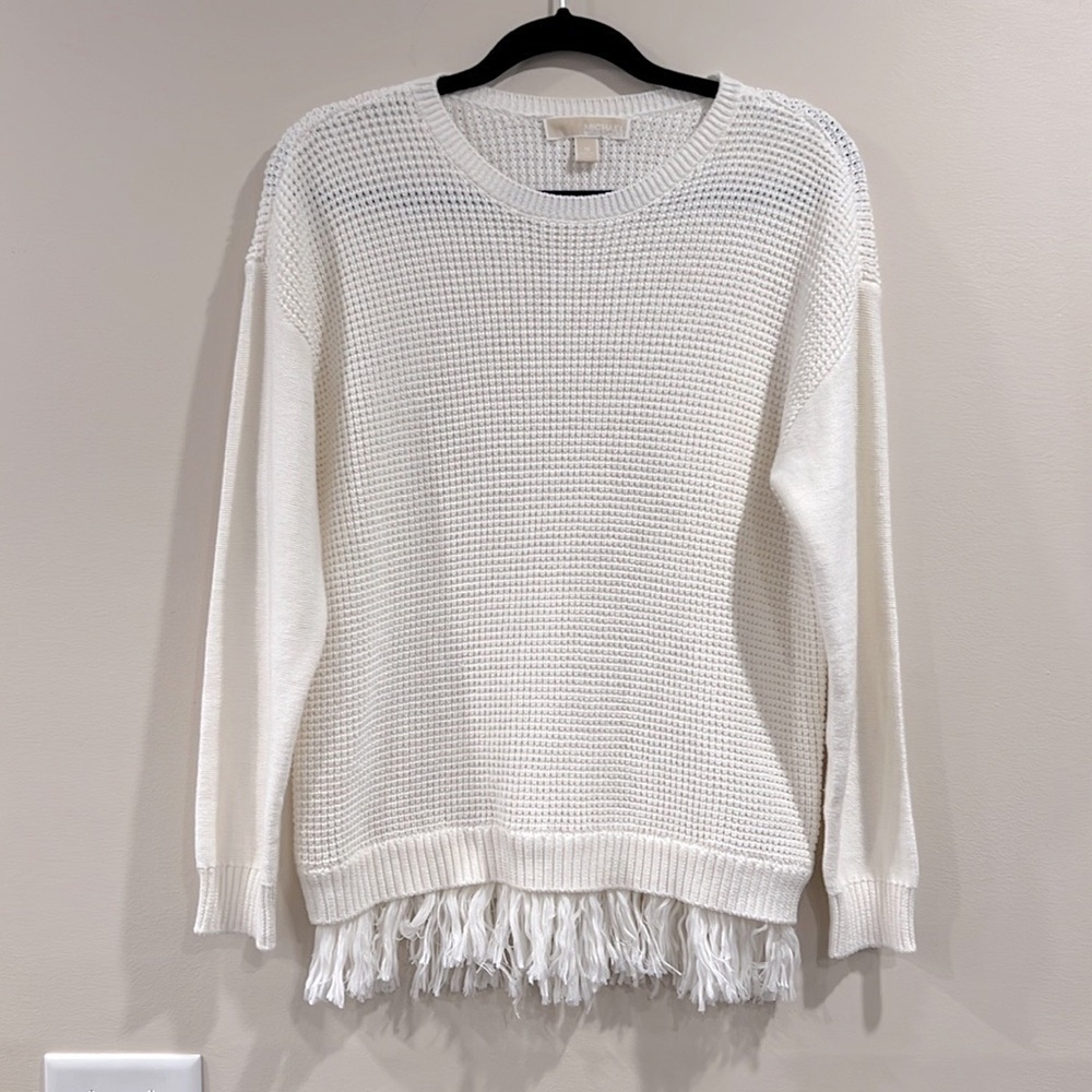 🔥NWOT Michael Kors White Knitted Sweater🔥